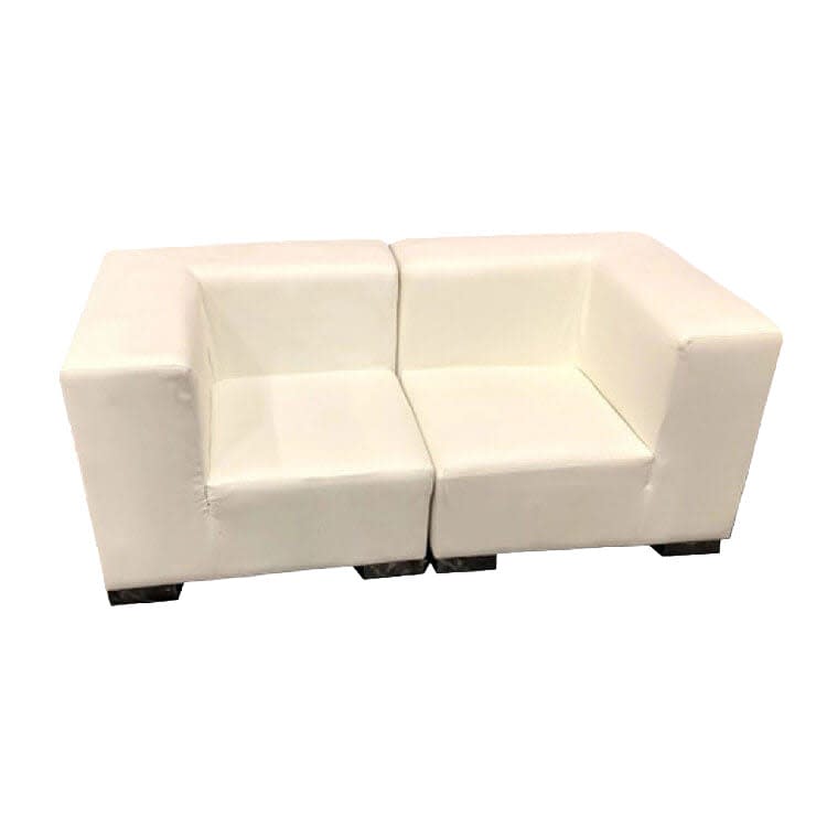 Mondrian Loveseat - White