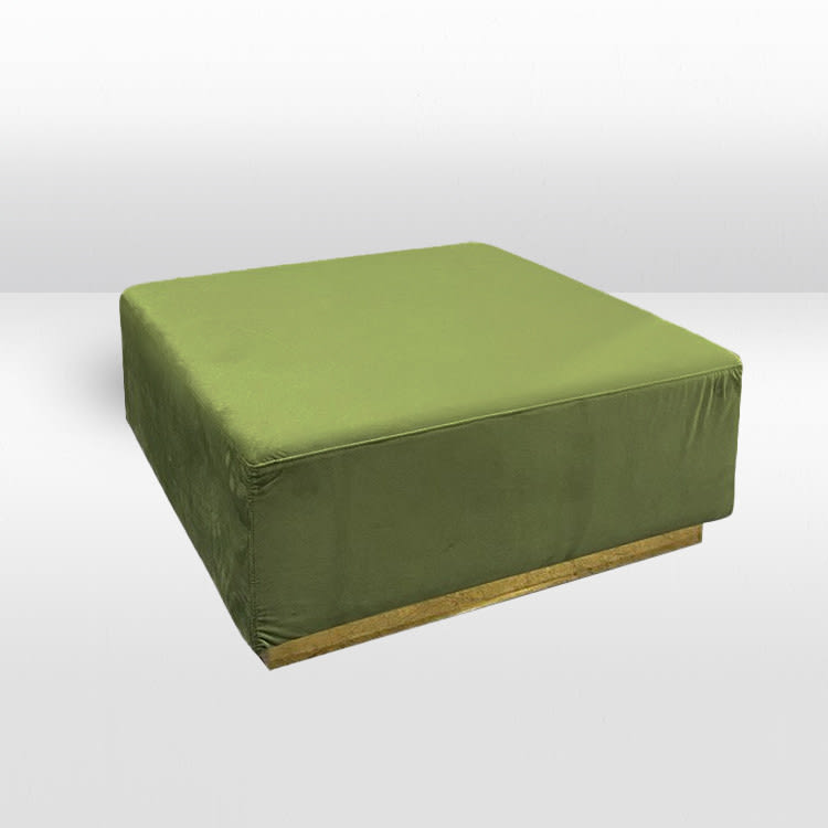 Colette Opus Ottoman - Moss view 2