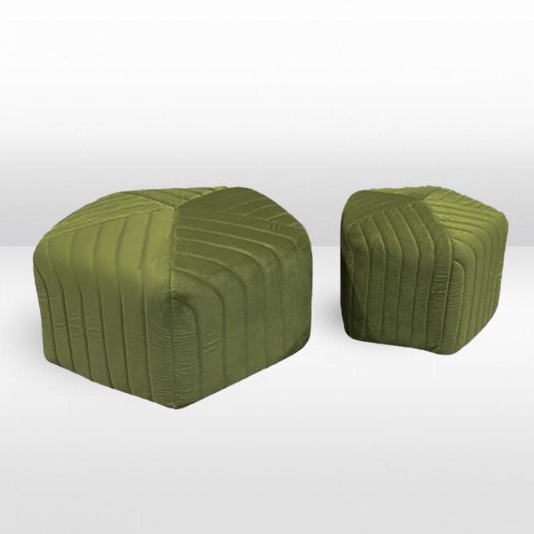 Ottoman Set - Mini and Biggie - Moss view 2