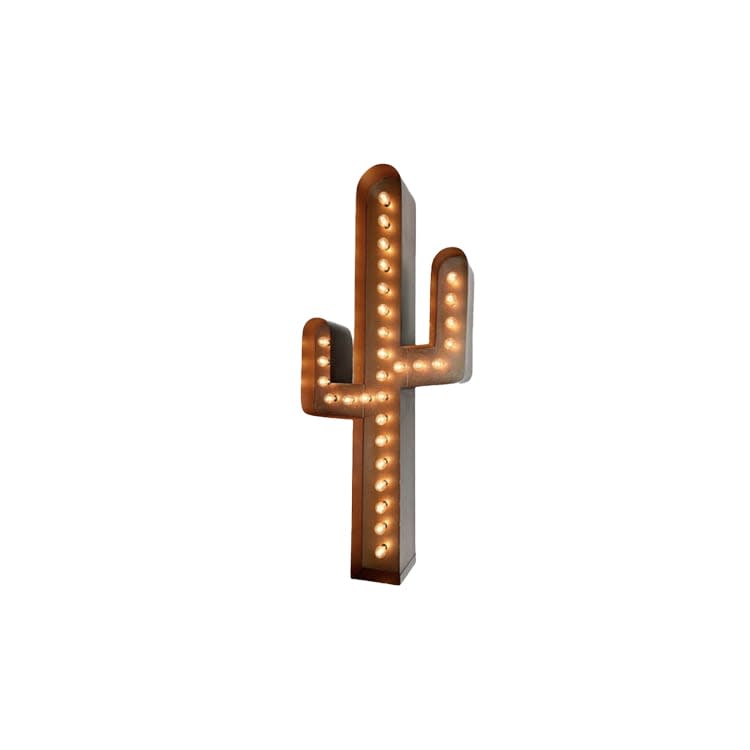Cactus Marquee Sign - 3ft view 2