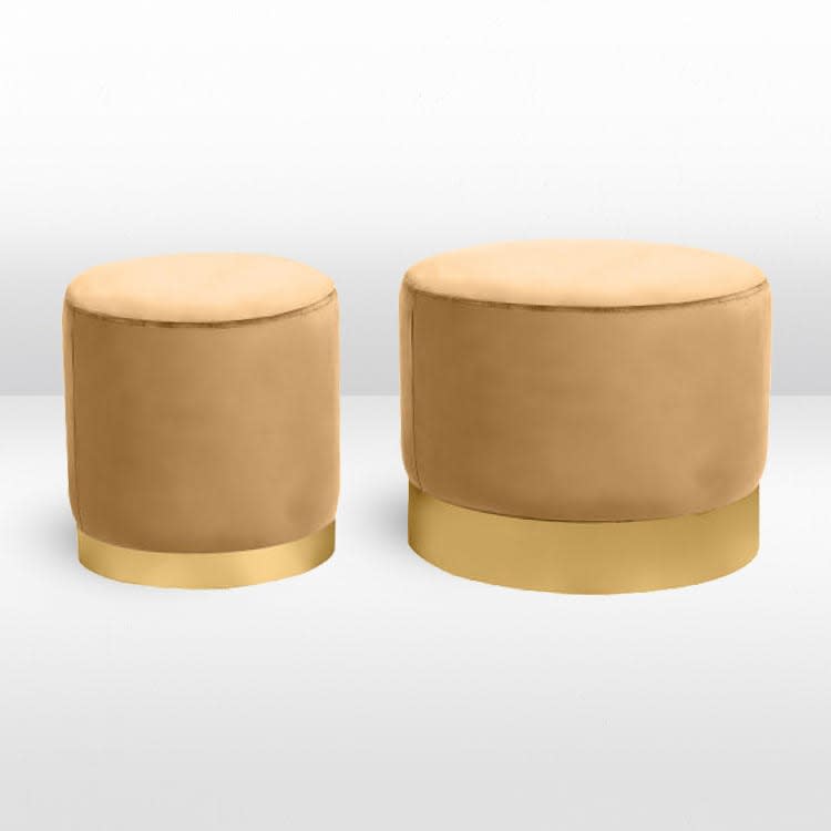 Ottoman Set - Wee and Stout - Champagne view 2