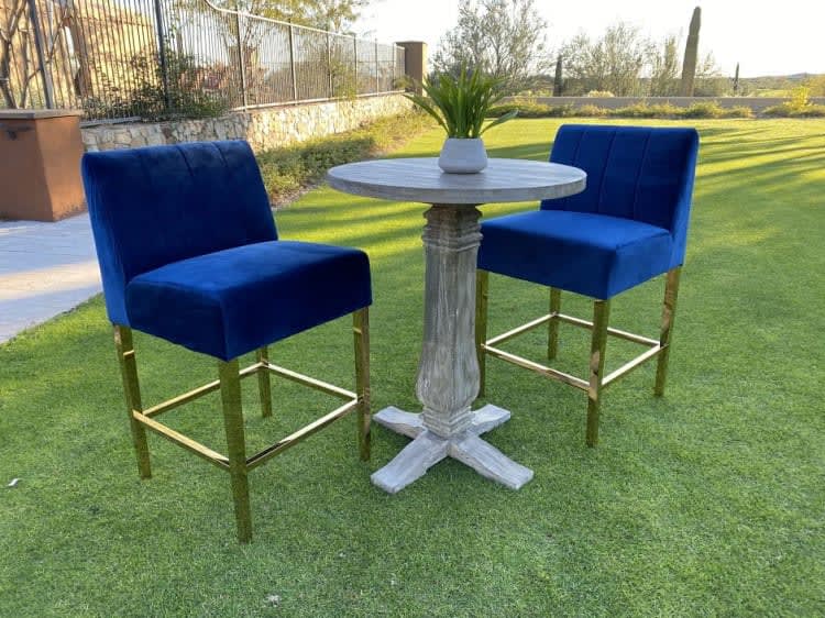 Kincaid Bar Stool - Sapphire view 4