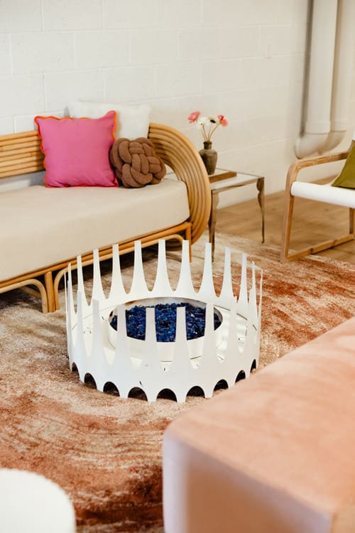 Royalfire Fire Pit - White view 4