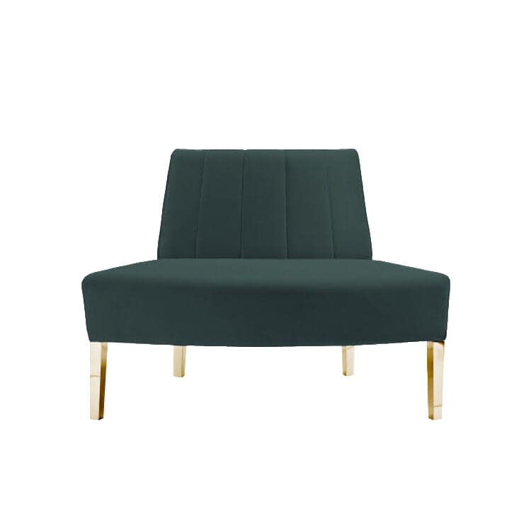 Kincaid Outside Round Sofa - Emerald