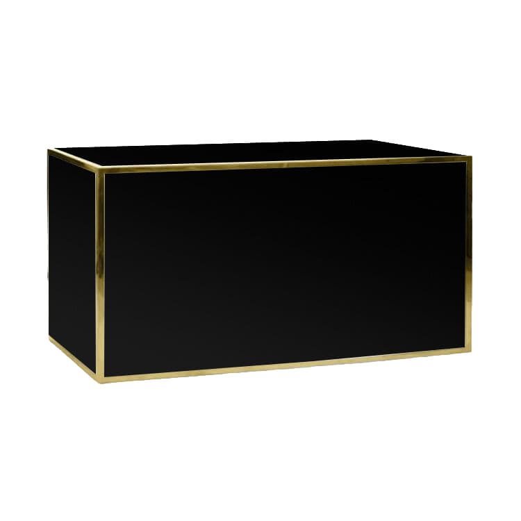 6ft Avenue Bar - Gold Frame / Black Inserts