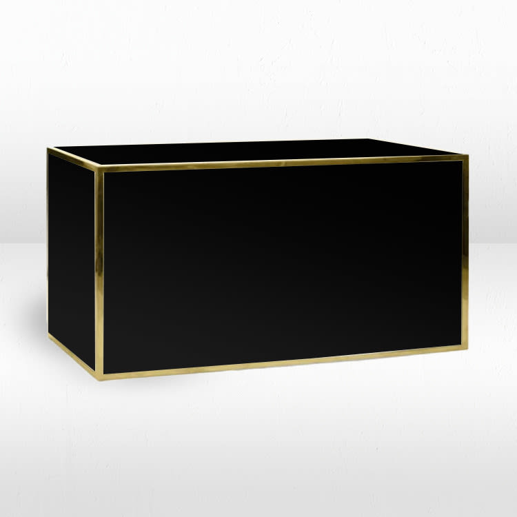 6ft Avenue Bar - Gold Frame / Black Inserts view 2