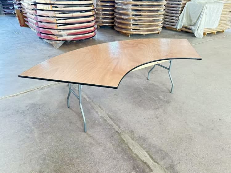 Serpentine Folding Table view 3
