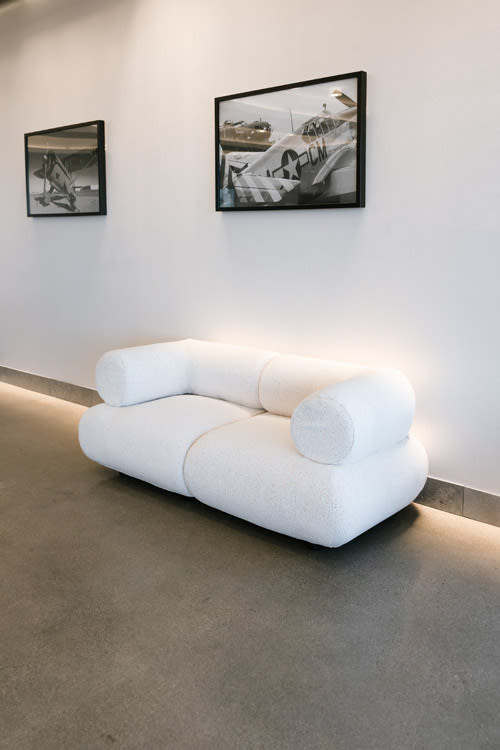 Juno Loveseat - Confetti White view 4