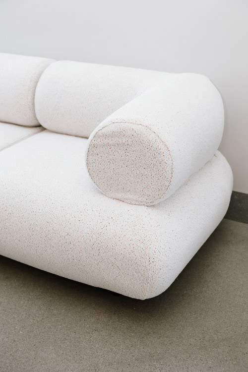 Juno Loveseat - Confetti White view 5