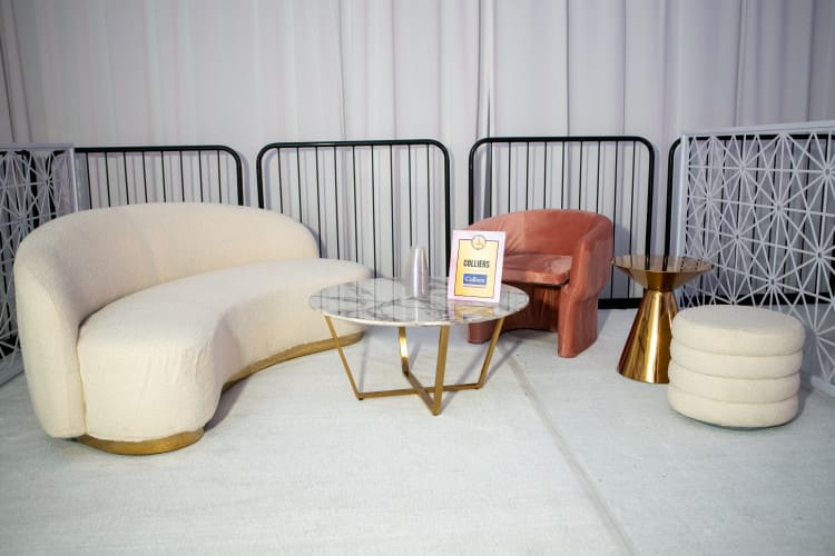 Royalty Side Table - Gold view 2