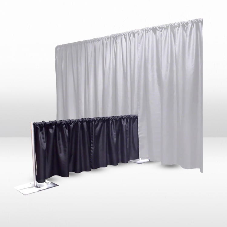 Pipe and Drape Booth Extension 3ft Tall view 2