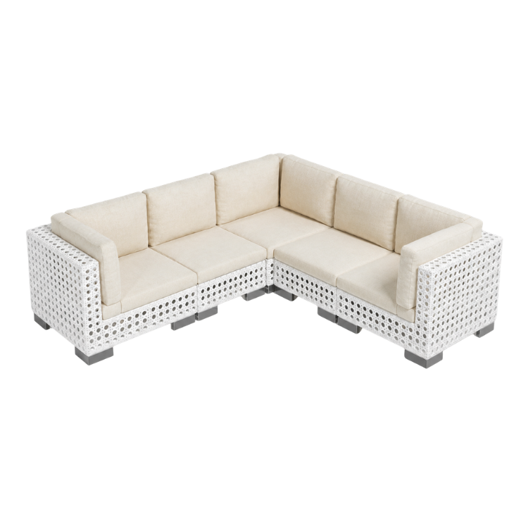 Cane Montauk - L Sofa - Oatmeal