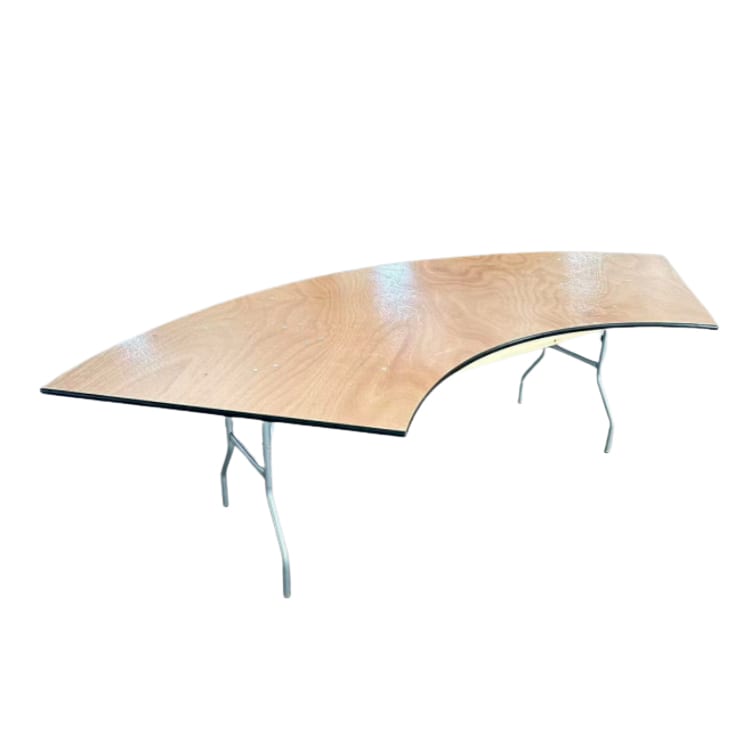 Serpentine Folding Table