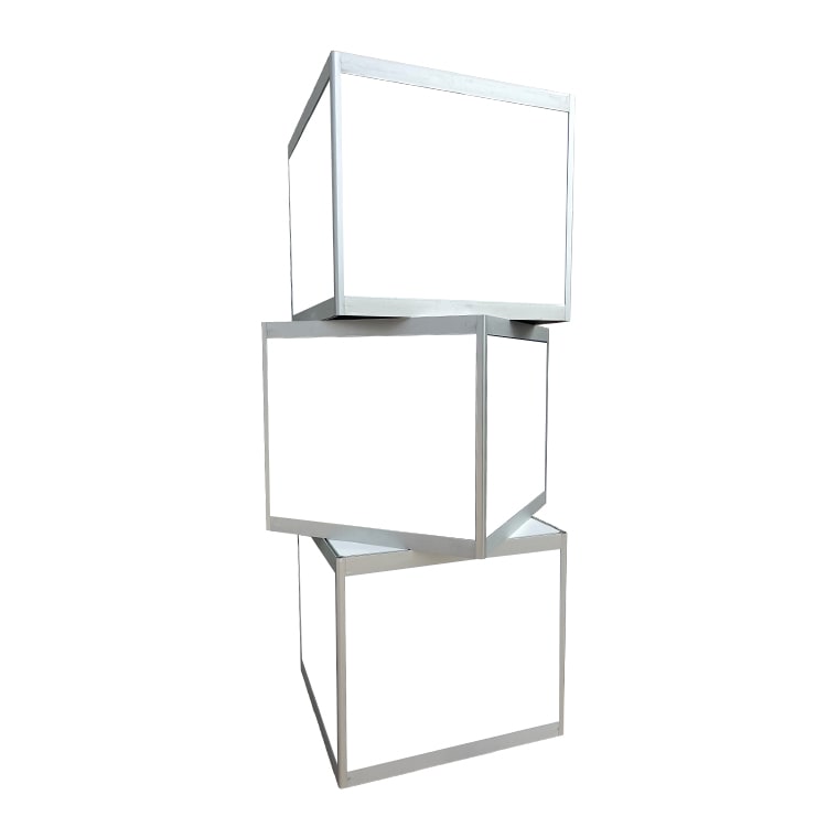 Exhibition Cube Tower - 3 Cubes