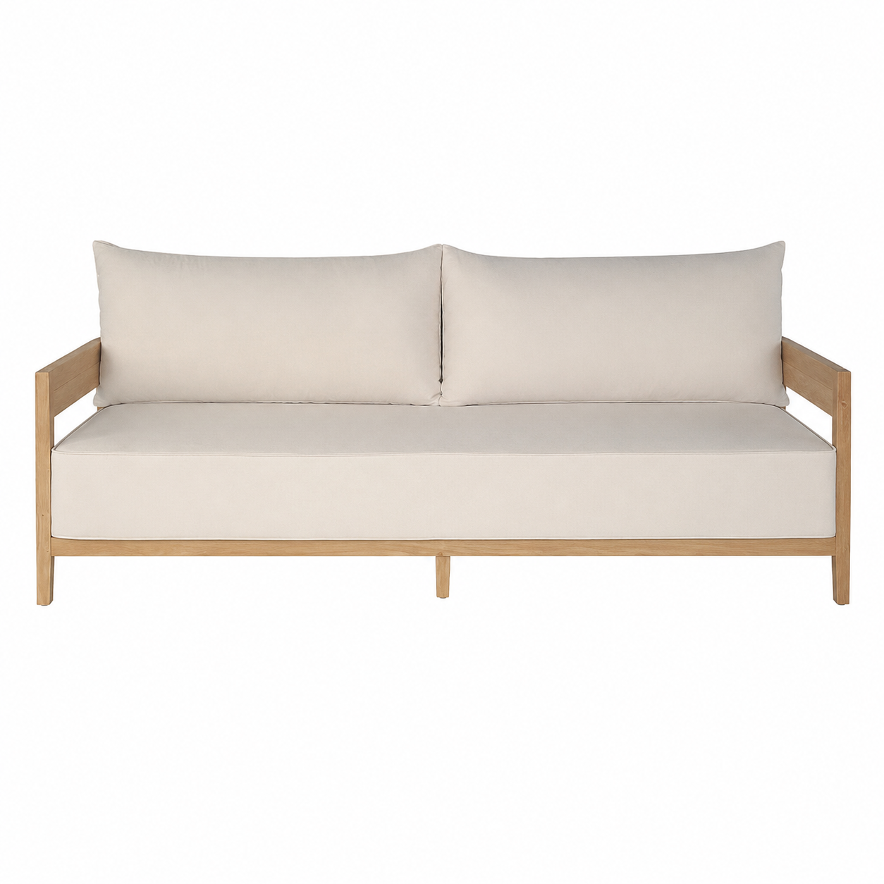 Emma Sofa - Natural Wood view 2