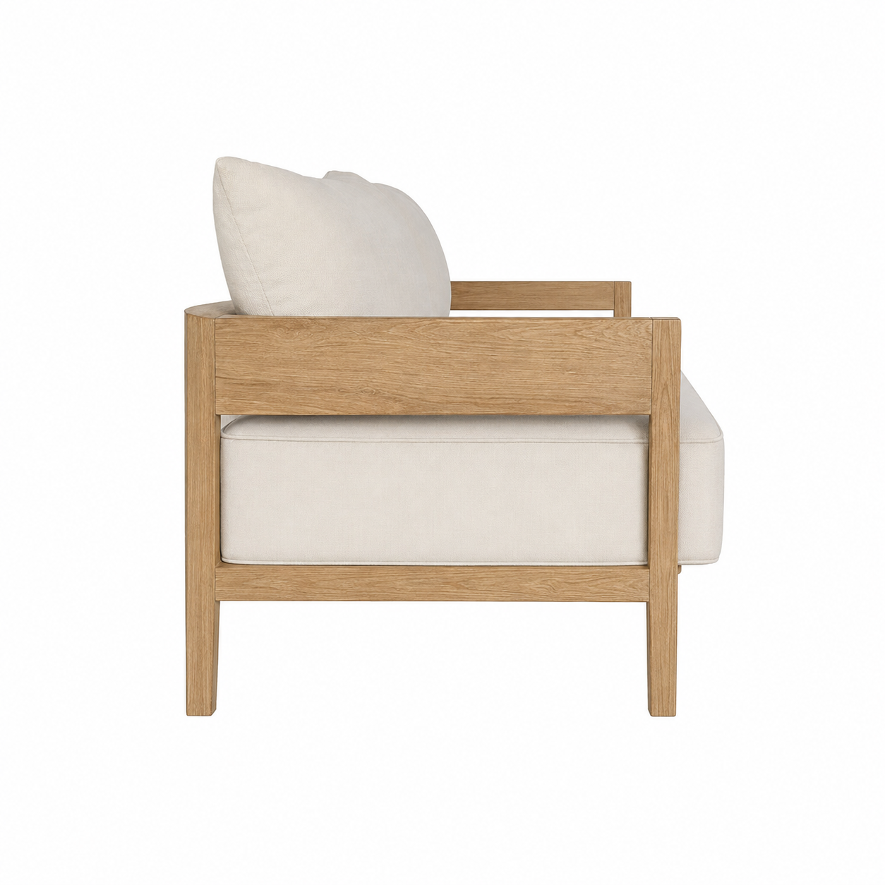 Emma Sofa - Natural Wood view 3