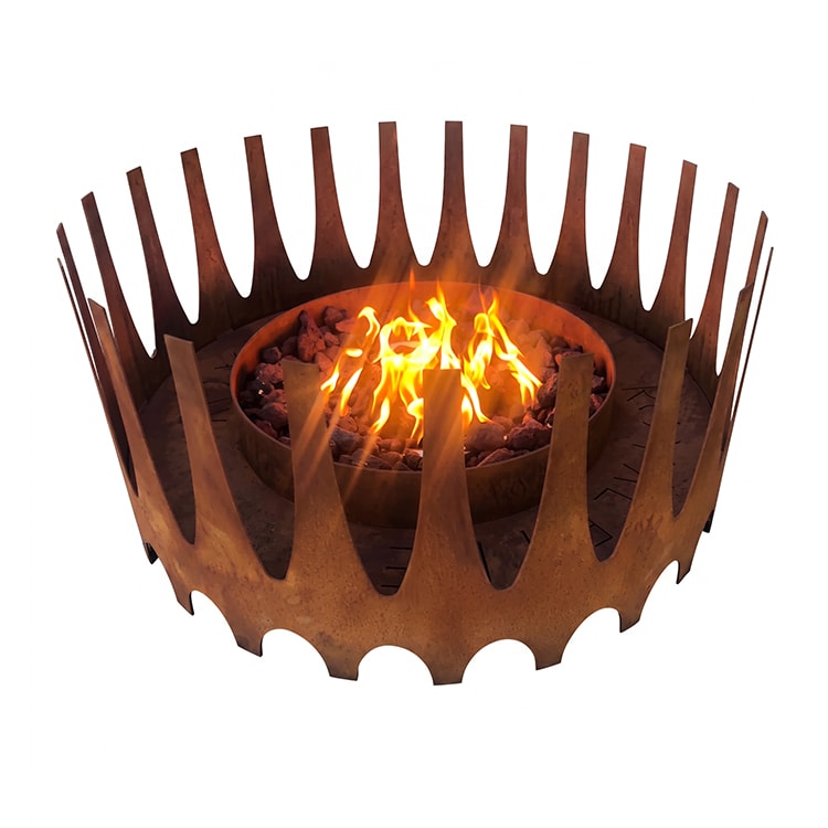 Royalfire Fire Pit - Rust Finish