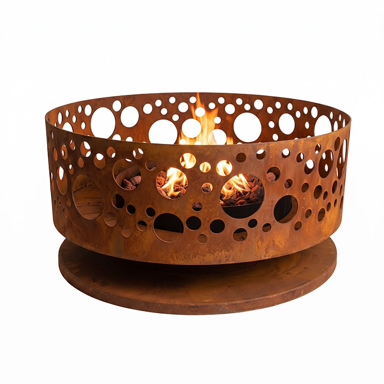Solfire Fire Pit - Rust Finish