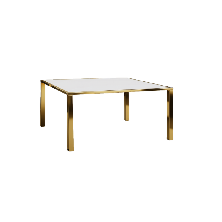 Avalon Dining Table - Gold
