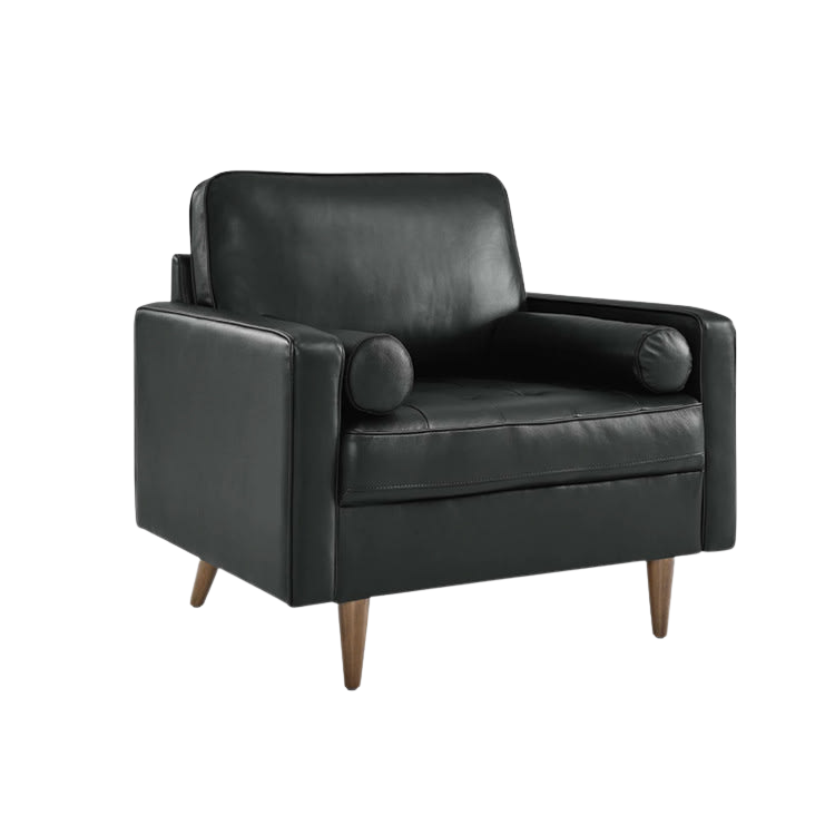 Dylan Side Chair - Black Leather