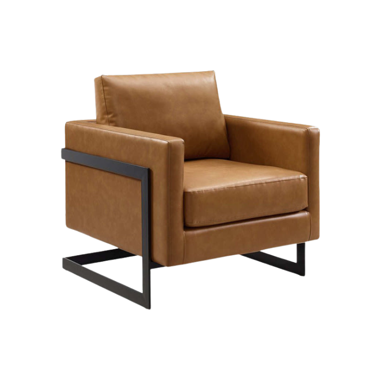 Dylan Side Chair - Tan Leather