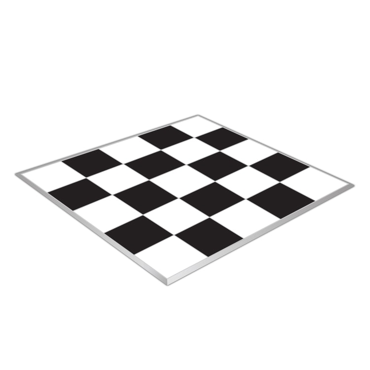 Black & White Checker Dance Floor