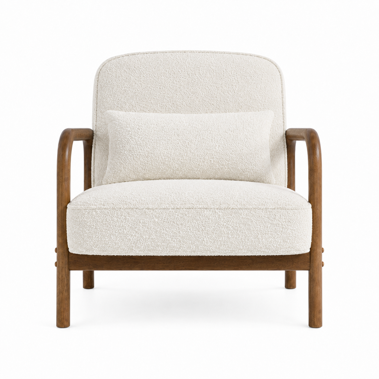 Side Chair - Dallas Ivory Boucle view 2