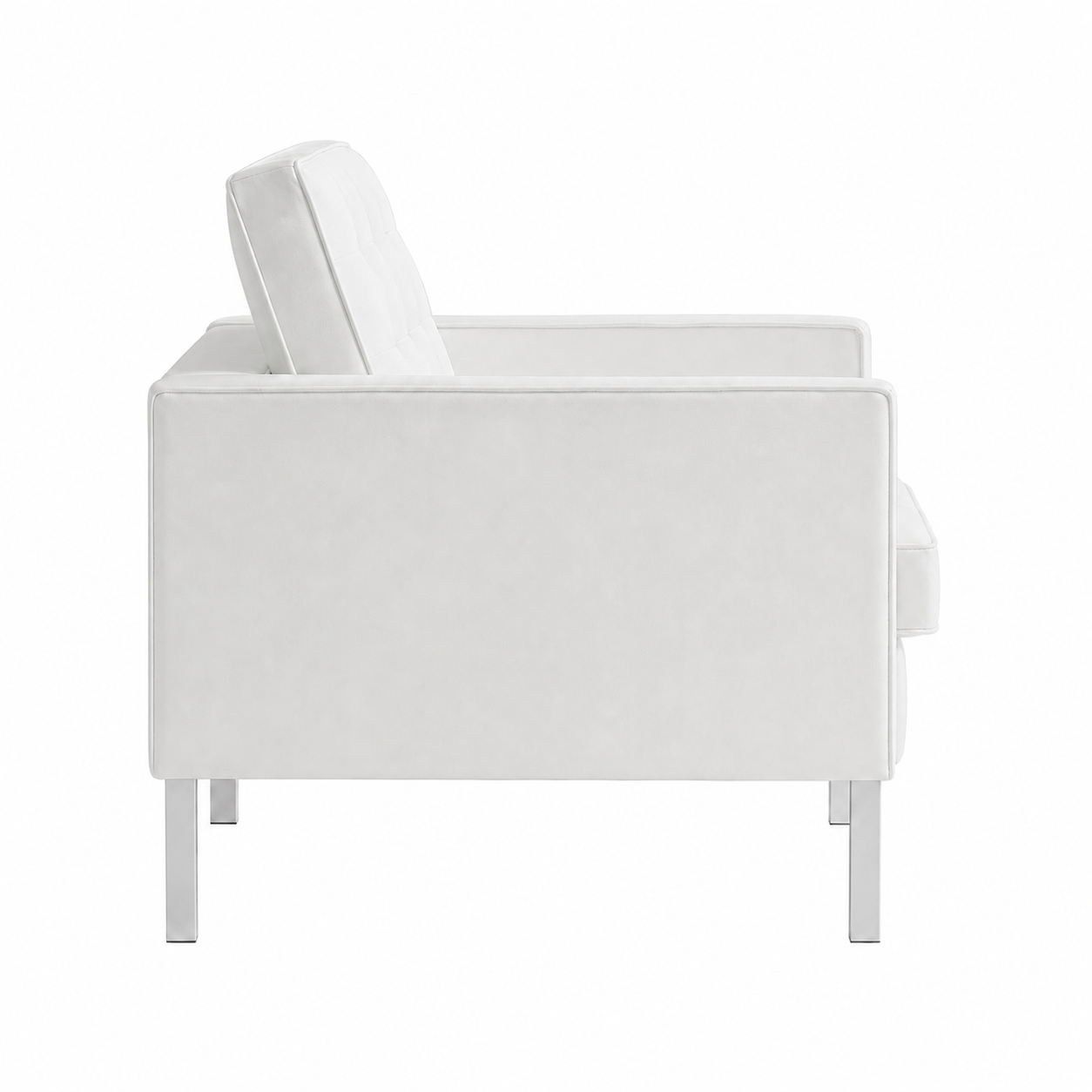 Madison Club Chair - White view 3