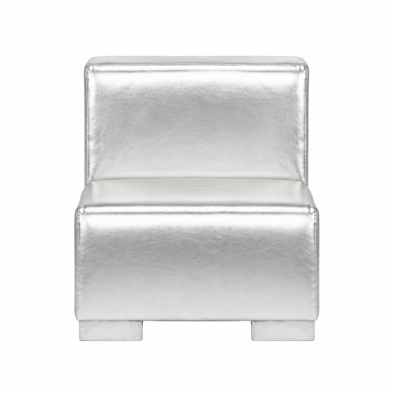 Mondrian Middle Armless - Silver Metallic view 2