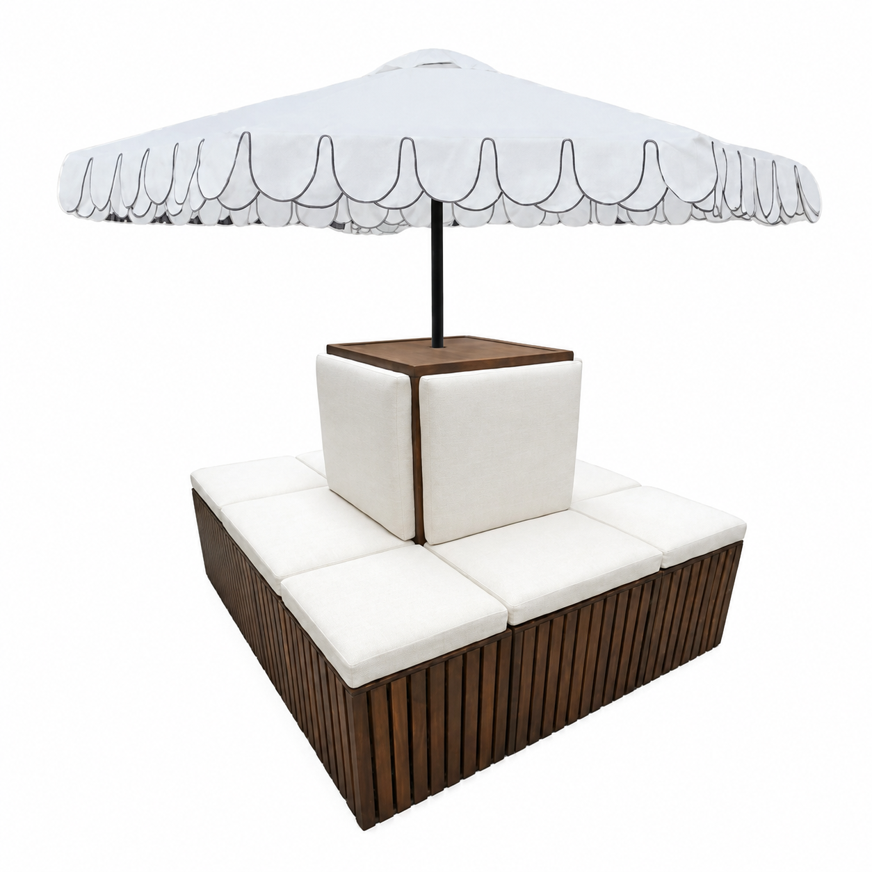Amira Lounge Set - White Cushion view 3