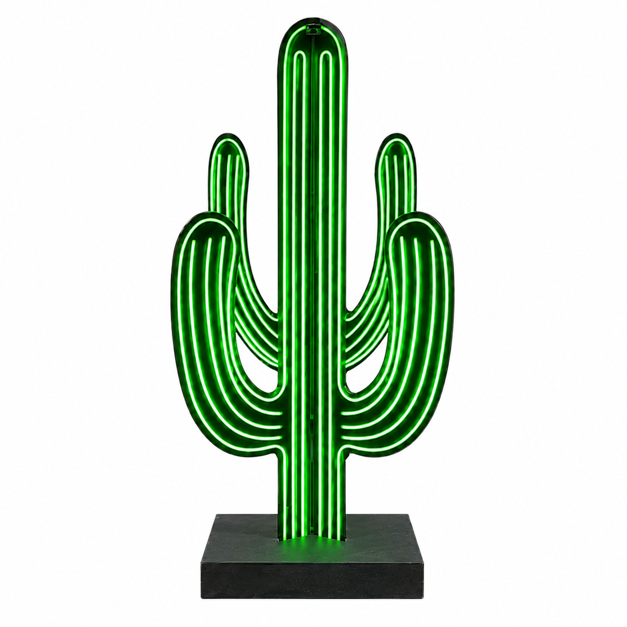 Glowing Cactus - 6ft view 2