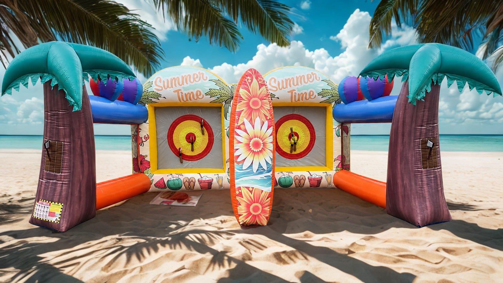 Tropical Double Axe Throw Challenge