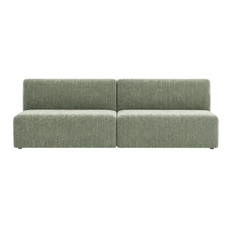 Nola Banquette Sage Chenelle - 8ft