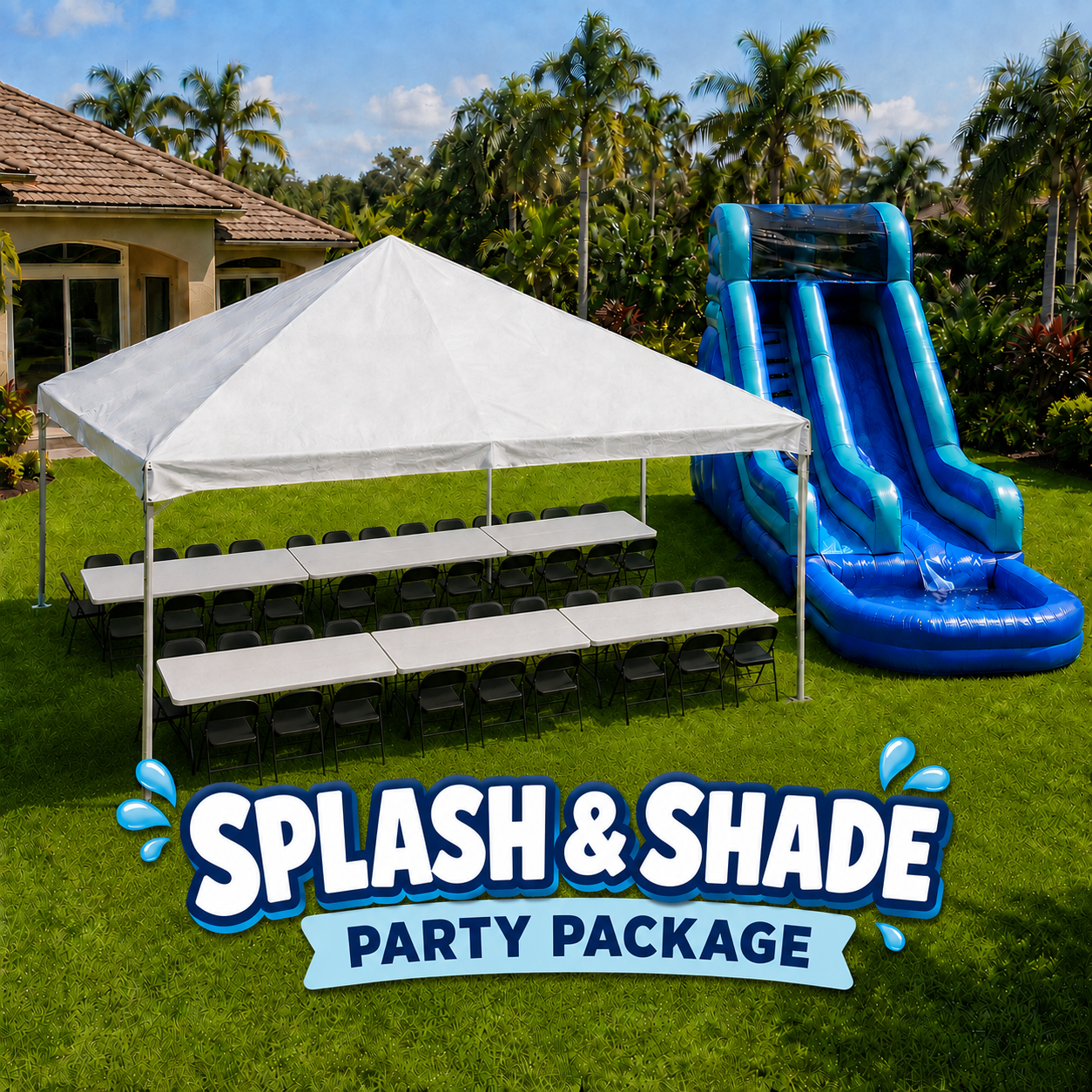 Splash & Shade Party Package