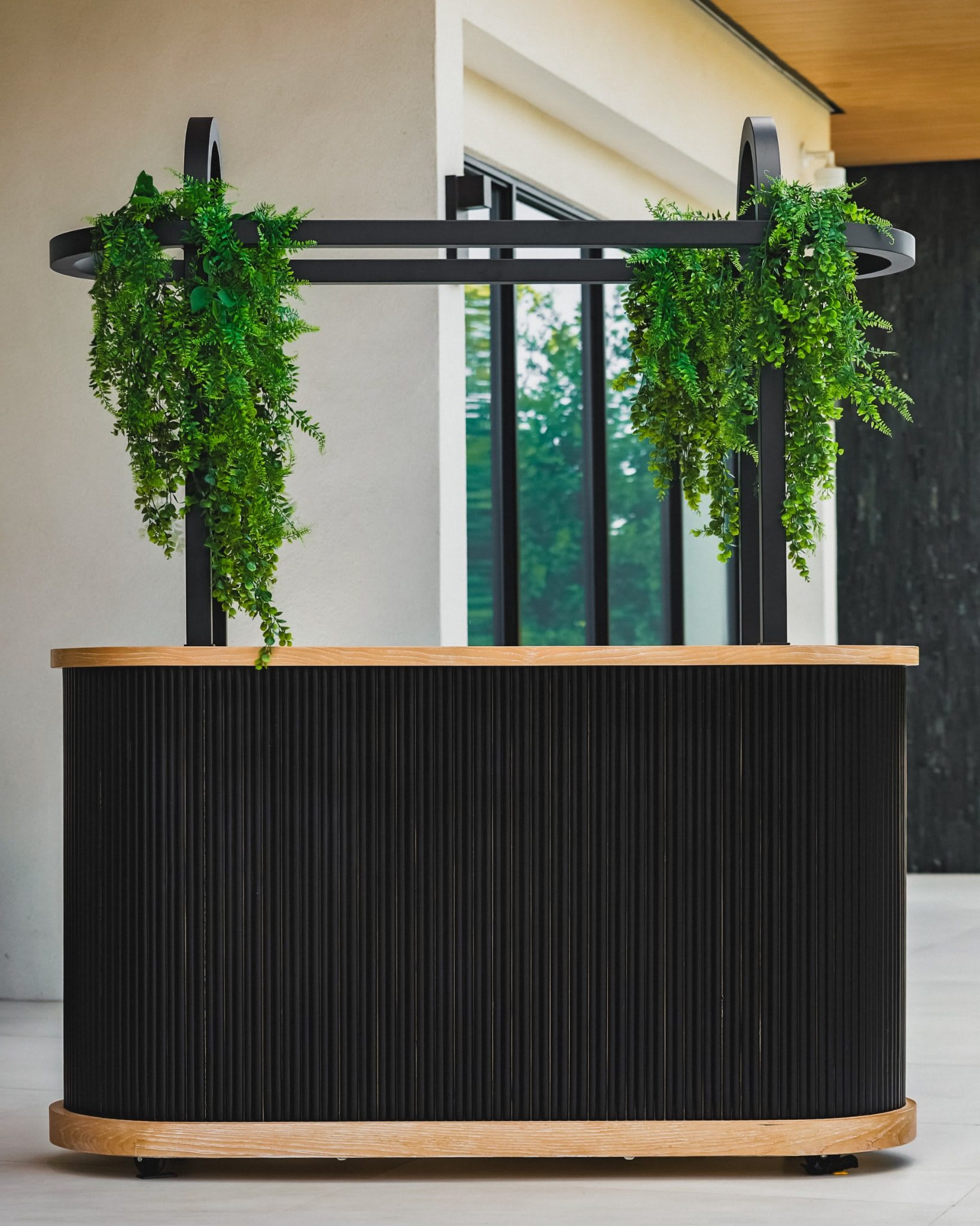 Leona Bar Cart - Black view 3