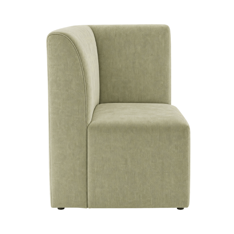 Nola Corner Seat - Sage Chenille