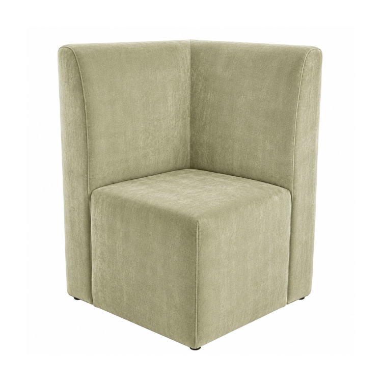 Nola Corner Seat - Sage Chenille view 2