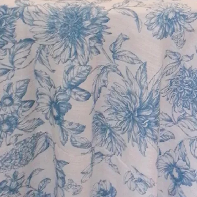 Wildbloom Cornflower - 108" Round