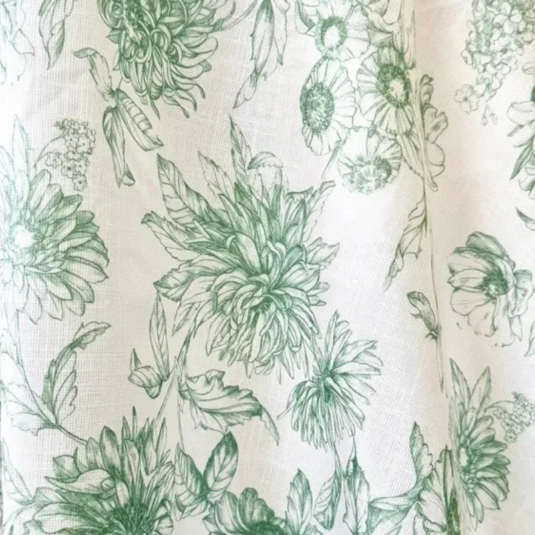 Wildbloom Green - 108" Round