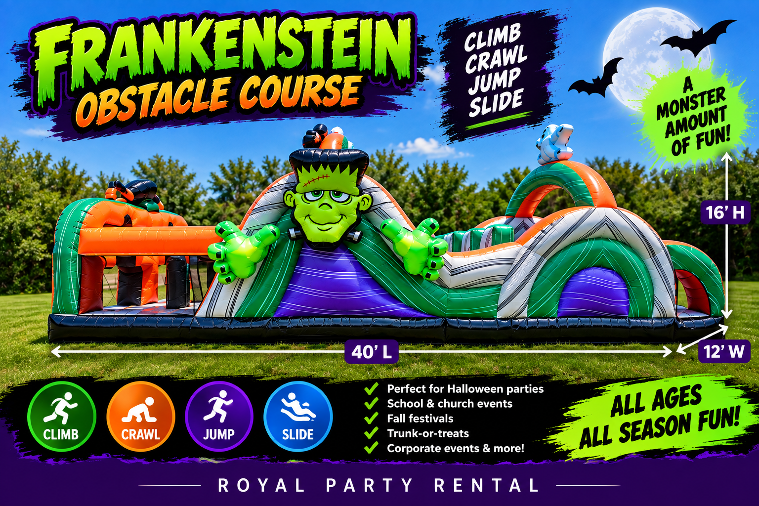Frankenstein Obstacle Course (Dry)