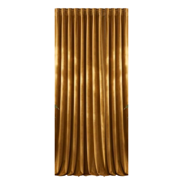 Gold Velvet Custom Drape - Per Panel