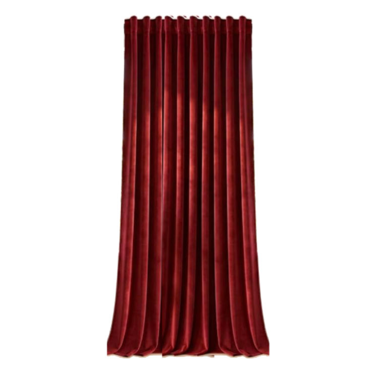 Red Velvet Custom Drape - Per Panel