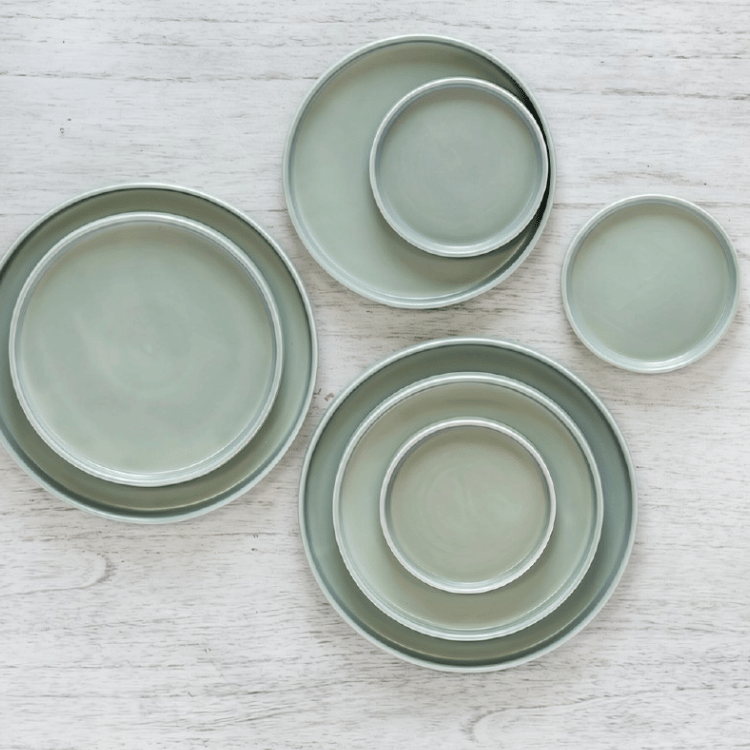 Winslow B&B Plate - Sage Green view 3