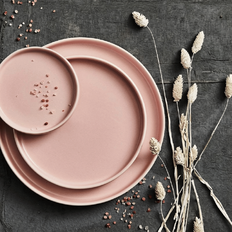 Winslow B&B Plate - Pink view 2