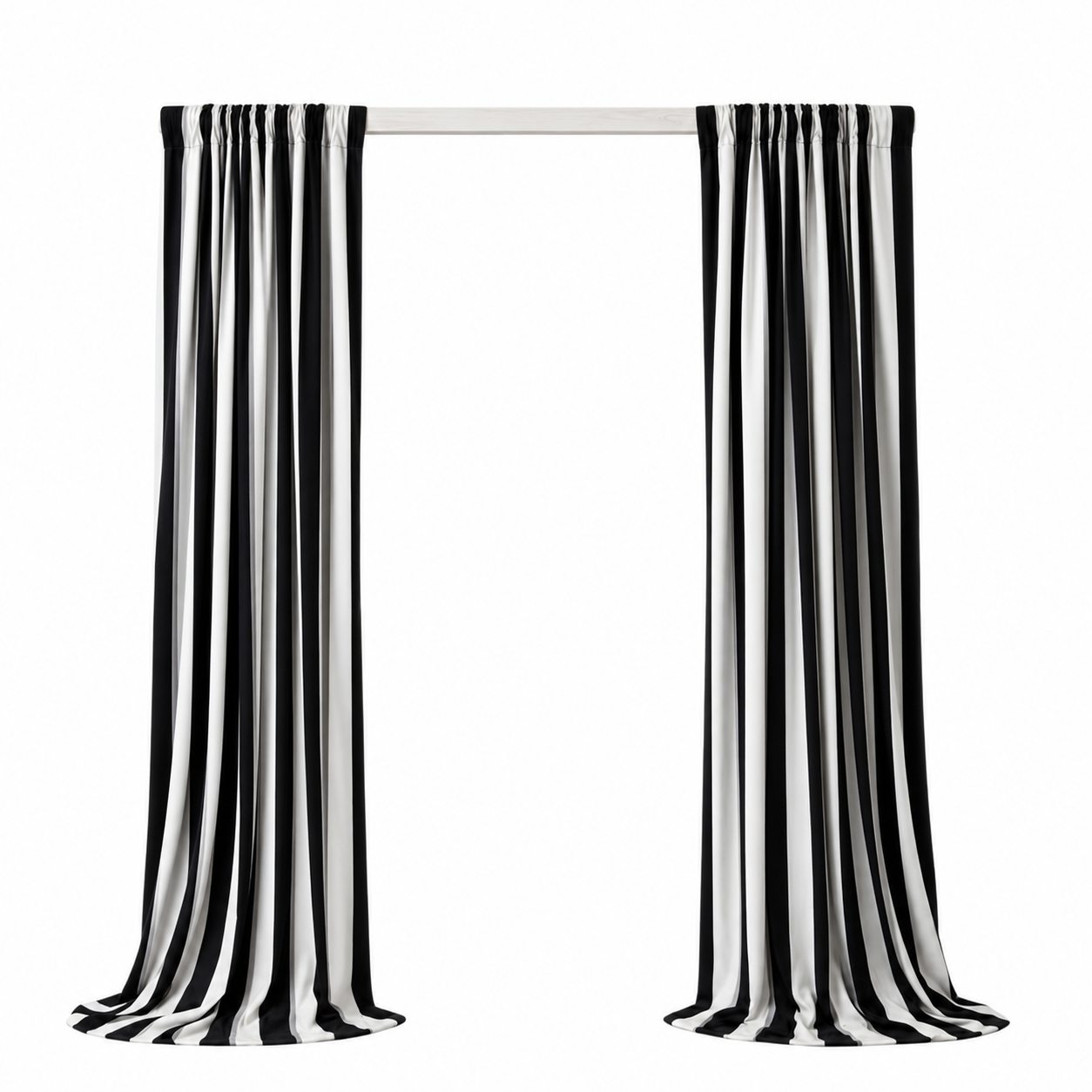 Pergola Arch / White Wood - 8x8 view 3