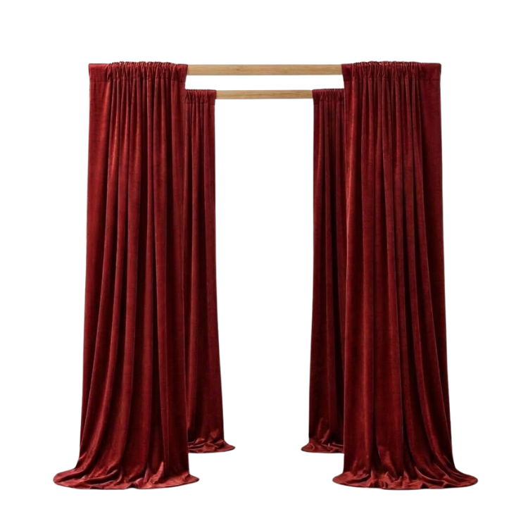 Pergola Cabana / Natural Wood - 8x8 view 3