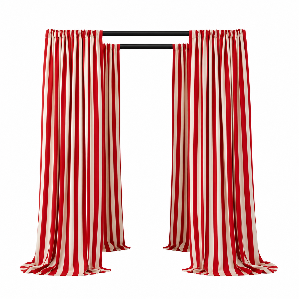 Pergola Cabana / Black Wood - 8x8 view 4