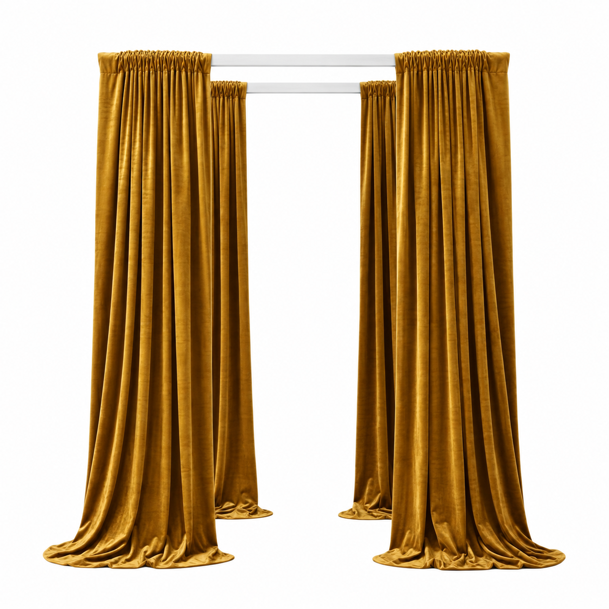 Pergola Cabana / White Wood - 8x8 view 5