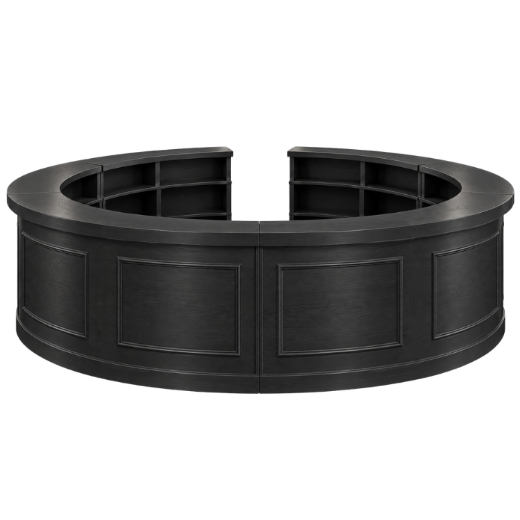 Harper Circle Bar - Black