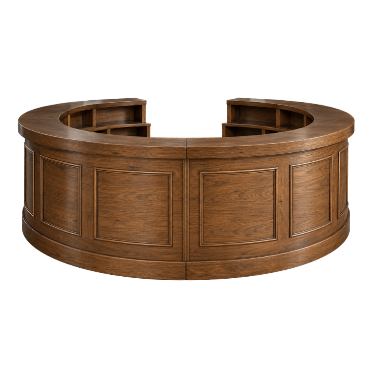 Harper Circle Bar - Brown